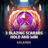 3 Blazing Scarabs Hold and Win